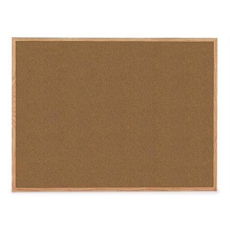 United Visual Products Combo Board, 18"x24", Black Frame/Black Porcelain & Cork UVDECORK1824B-BLKPORC-CORK